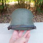 Casque allemand ww2 duitse wo2 helm helmet german us police, Enlèvement ou Envoi, Autres, Casque ou Béret