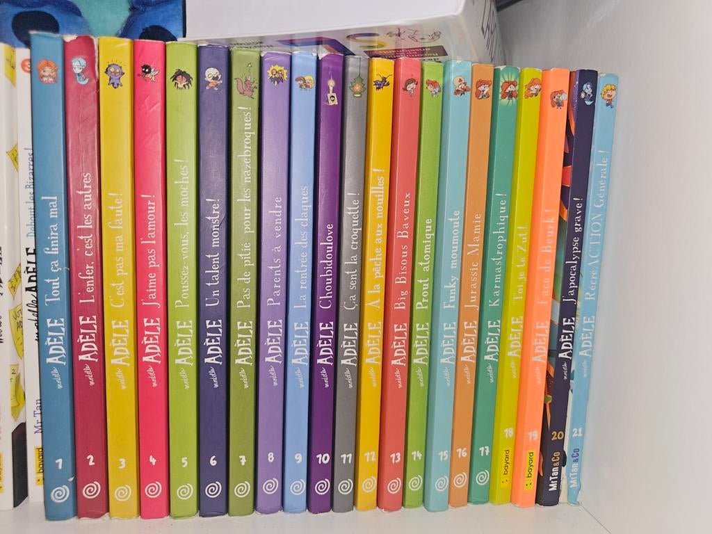 Lot livres Mortelle Adèle, Livres, Enlèvement ou Envoi