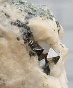 CARROLLIET op CALCIET uit Kambove in CONGO ZELDZAAM, Ophalen of Verzenden, Mineraal