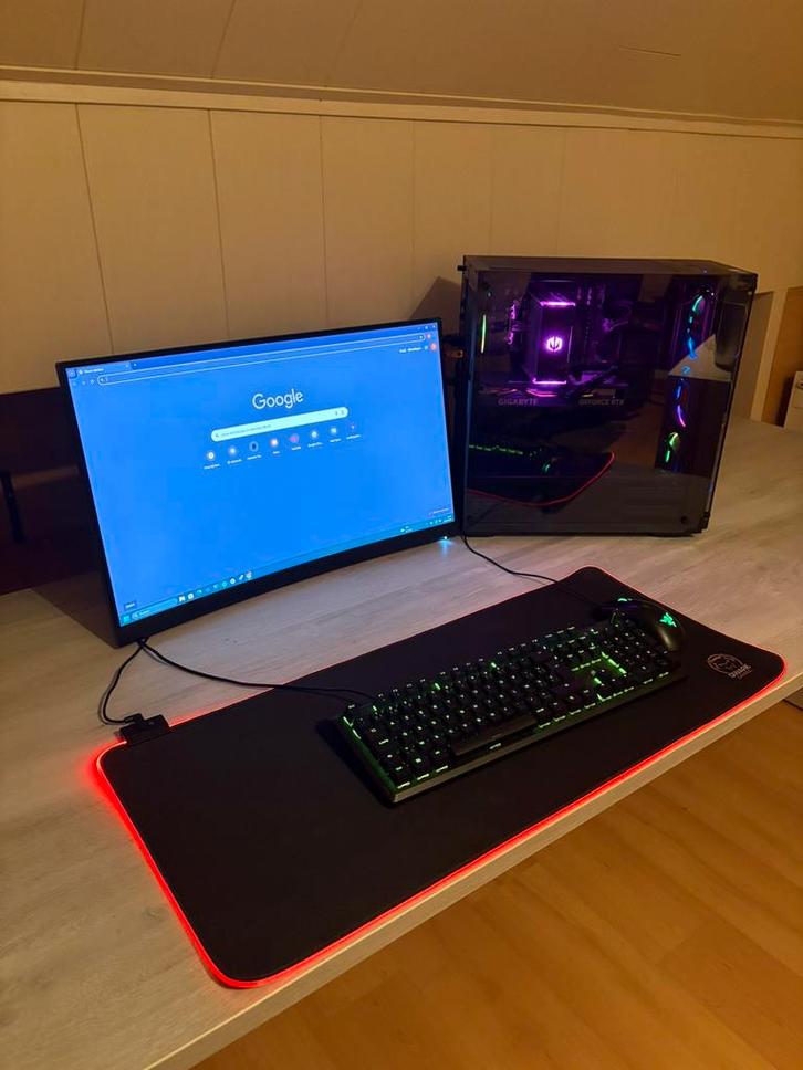 Gaming pc, Computers en Software, Desktop Pc's, Zo goed als nieuw, SSD, Gaming, Ophalen