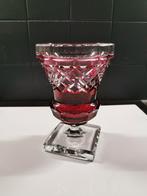 Robijnrode kristallen vaas.  VSL, Enlèvement ou Envoi