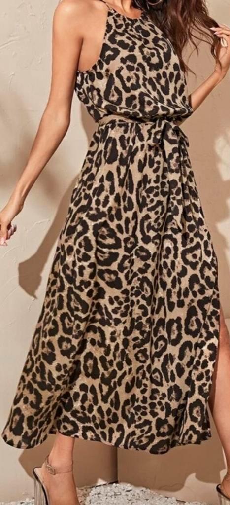 Jurk maat M, Kleding | Dames, Jurken, Nieuw, Maat 38/40 (M), Bruin, Ophalen of Verzenden