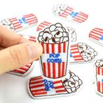 Popcorn strijkplaatje patch kinderen - 29 x 49 mm, Ophalen of Verzenden, Nieuw