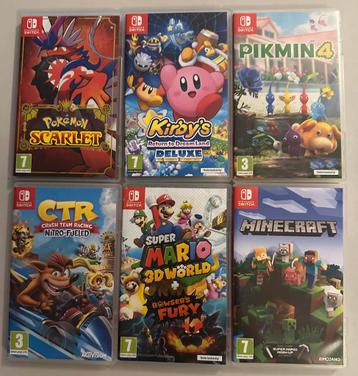 Switch games te koop, Enlèvement ou Envoi, Comme neuf