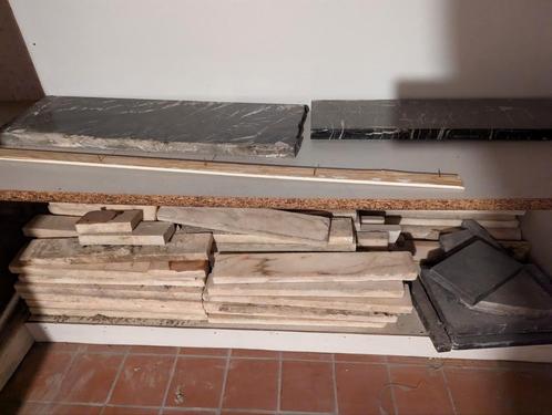 Marmeren latjes/tegeltjes, Doe-het-zelf en Bouw, Plinten en Afwerking, Gebruikt, Ophalen