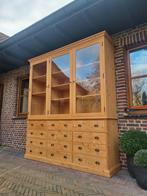 Massief houten buffetkast/vitrinekast GRATIS LEVERING, Huis en Inrichting, Ophalen of Verzenden, Zo goed als nieuw