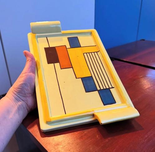 Majolika dienblad in keramiek, Antiek en Kunst, Antiek | Keramiek en Aardewerk, Ophalen