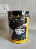 Securit krijtbord verf blackboard paint 2,5 liter, Bricolage & Construction, Peinture, Vernis & Laque, Peinture, Noir, Enlèvement ou Envoi