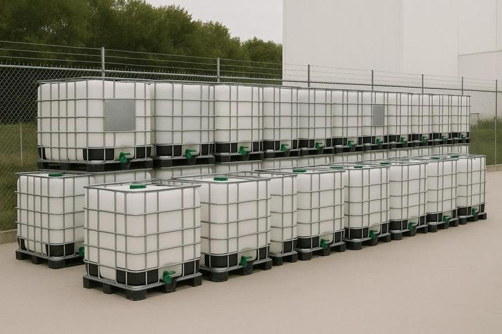 Citerne alimentaire ibc certifié food, Tuin en Terras, Regentonnen, Zo goed als nieuw, Ophalen