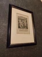 17e eeuwse koper gravure  - BEELDHOUWER, Ophalen of Verzenden