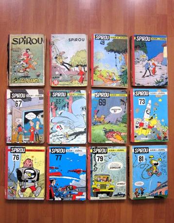 Lot 2 de recueils Spirou (à retaper) 1946 à 1961