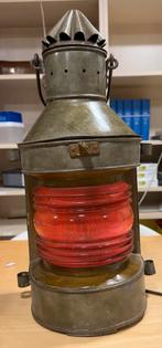 antieken, koperen scheepslamp, Antiek en Kunst, Ophalen