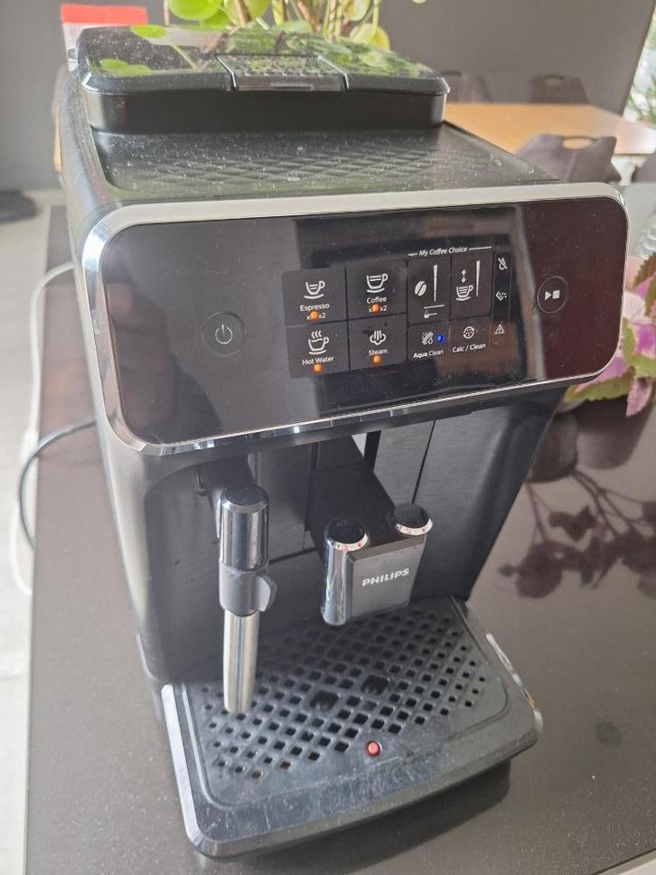 Philips volautomatische koffiemachine - lekt water EP2220/10, Elektronische apparatuur, Koffiezetapparaten, Gebruikt, Gemalen koffie