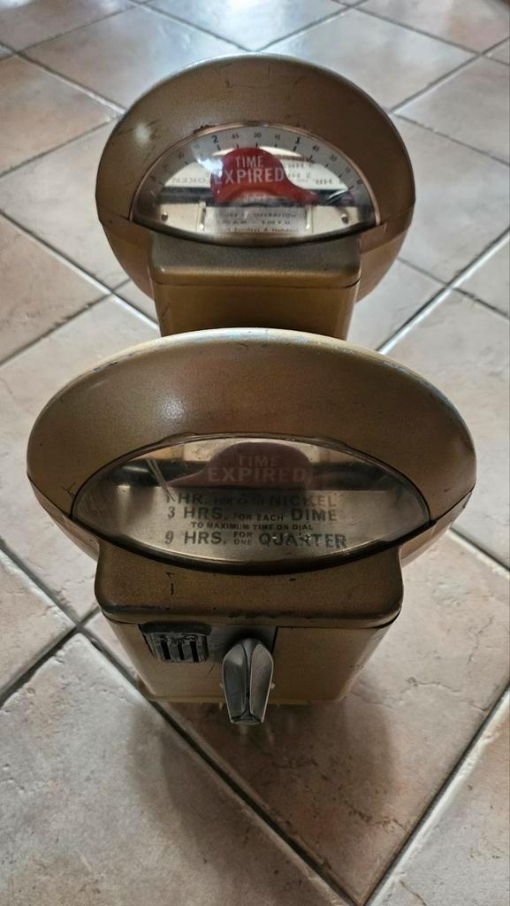 Vintage Amerikaanse parkeermeter, Collections, Machines | Autre, Enlèvement