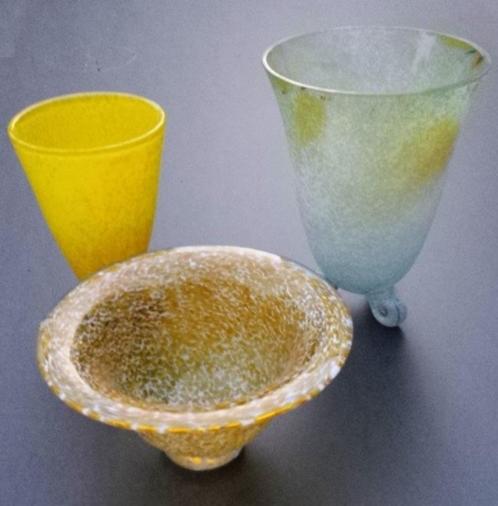 Walther & Sohne - Art deco vazen in glas, Antiek en Kunst, Antiek | Glaswerk en Kristal, Ophalen
