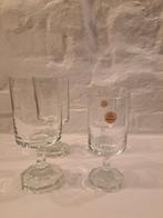 Durobor Belgium kristallen glazen, Verzamelen, Glas en Drinkglazen, Ophalen, Zo goed als nieuw