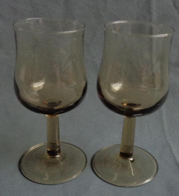 Lot de 2 verres à xérès ARCOROC ARC FUME H12,5 cm, lot de 11