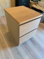 Nachtkastje Ikea Malm beige, Huis en Inrichting, Ophalen, Gebruikt