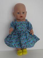 poppenkleertjes babypop born 43cm  (zomersejurk ), Verzenden, Nieuw, Babypop