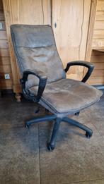 Bureaustoel op wieltjes, Ophalen, Zo goed als nieuw, Grijs, Bureaustoel
