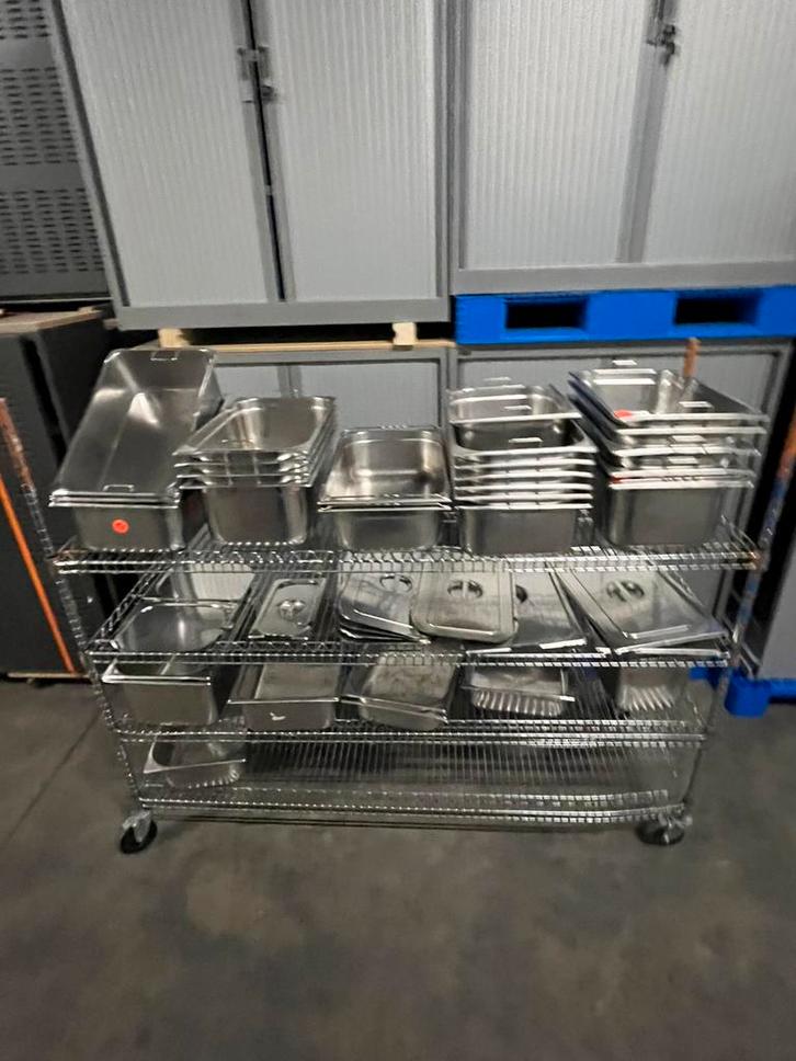 INOX-ROESTVRIJ STAAL potten/deksels/vergiet/emmers!, Huis en Inrichting, Keuken | Bestek, Zo goed als nieuw, Ophalen