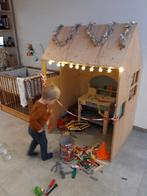 Houten speelhuis/huis over kinderbed, Enlèvement, Comme neuf