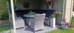 Loungeset voor 8 personen, Tuin en Terras, Ophalen, Gebruikt, Rotan, 8 zitplaatsen