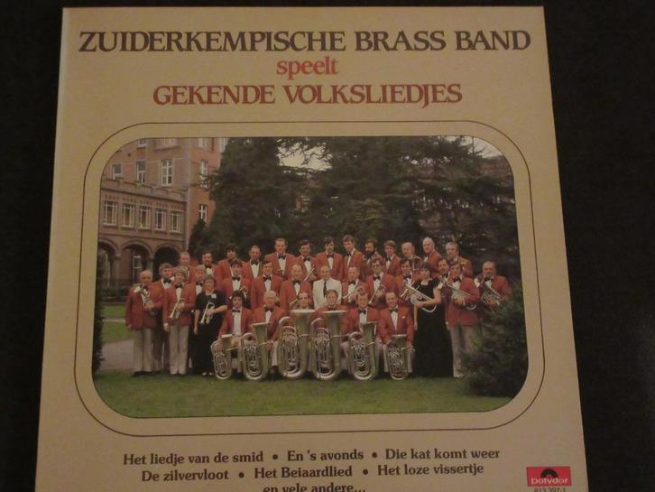 LP Zuiderkempische Brass Band speelt gekende volksliedjes, Cd's en Dvd's, Vinyl | Nederlandstalig, Ophalen of Verzenden