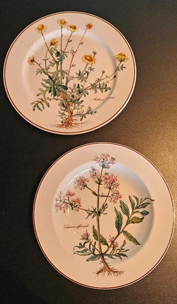 retro porseleinen bordjes van Villeroy & Boch beschikbaar voor biedingen