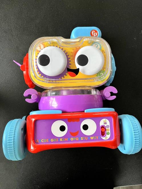 Robot Fisher-price, Kinderen en Baby's, Speelgoed | Fisher-Price, Gebruikt, Speelset, Met licht, Met geluid, Ophalen