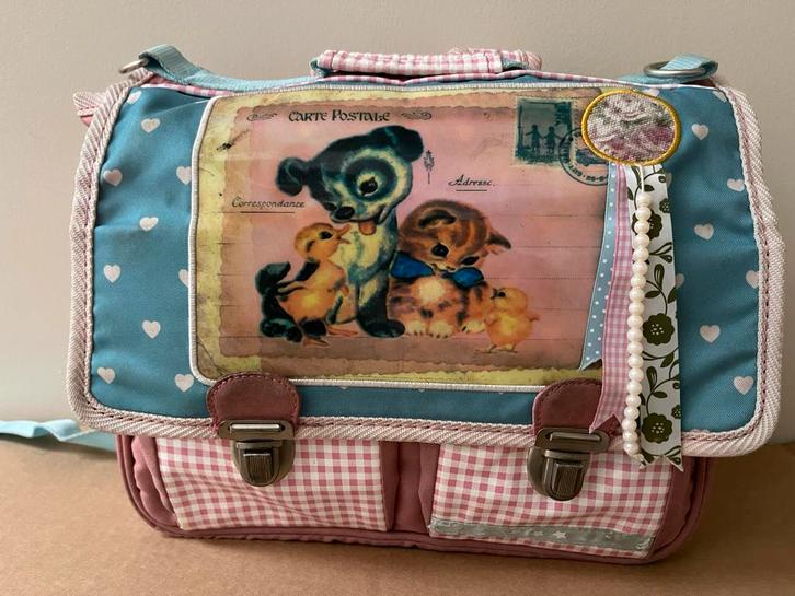 Boekentasje/Schooltas/Rugzak peuter en kleuter, Handtassen en Accessoires, Tassen | Schooltassen, Gebruikt, Schoudertas, Blauw