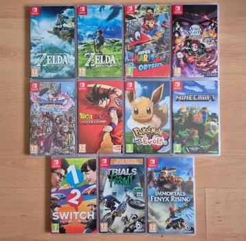 Nintendo Switch-games: verkocht per stuk lees de beschrijvin beschikbaar voor biedingen