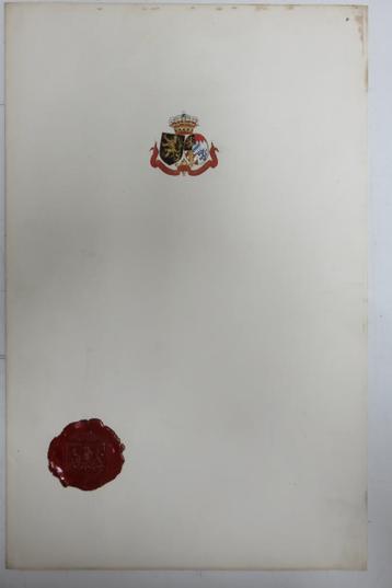 Koninklijk Paleis - briefpapier van Albert I regeert