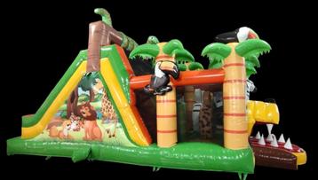 Springkasteel 9x3m te koop beschikbaar voor biedingen