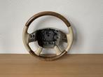 stuurwiel Beige Leer + hout jaguar X type 2005 tot 2009, Auto-onderdelen, Gebruikt, -, -, Ophalen of Verzenden