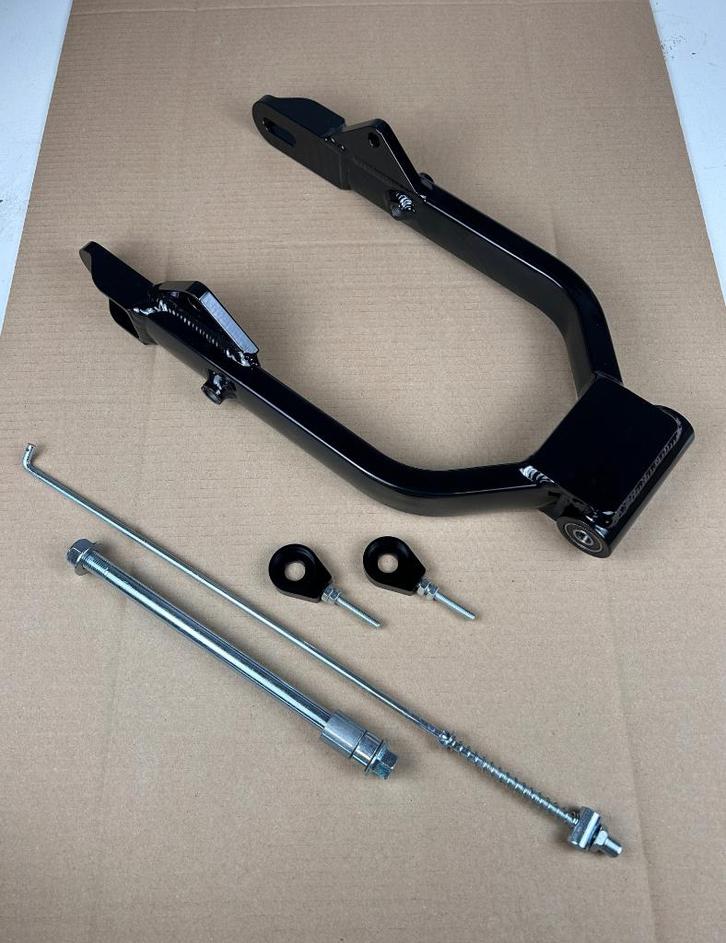 Achterbrug set voor Dax standaard lengte zwart, Fietsen en Brommers, Brommeronderdelen | Algemeen, Nieuw, Frame, Ophalen of Verzenden