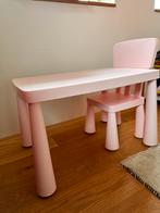 Table Ikea Mammut Rose, Comme neuf, Table(s) et Chaise(s)