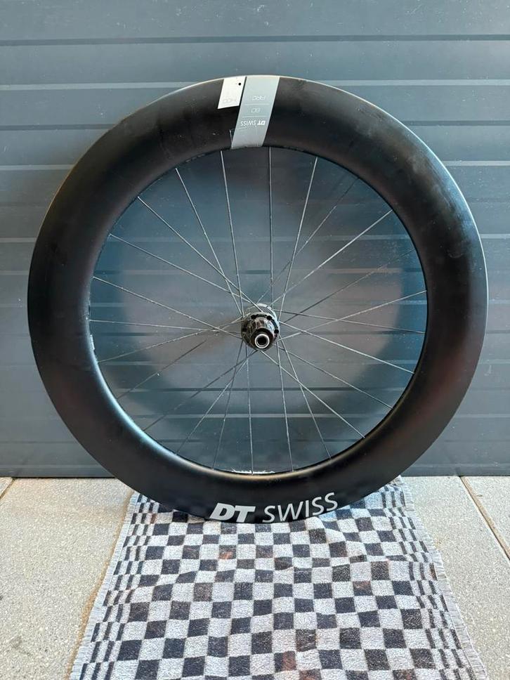 DT-Swiss carbon wielset ARC1400 80MM met 240 naven, Vélos & Vélomoteurs, Vélos Pièces, Comme neuf, Enlèvement