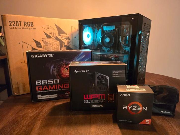 GAME PC R5,RTX,16GB,..., Computers en Software, Desktop Pc's, Zo goed als nieuw, 4 Ghz of meer, SSD, 16 GB, Met videokaart, Gaming