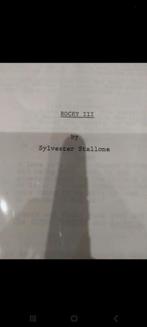 Script rocky 3, Enlèvement ou Envoi, Neuf