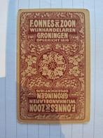 3 Speelkaarten F. Onnes Groningen_ oude kaarten_02, Ophalen of Verzenden, Zo goed als nieuw, Speelkaart(en)