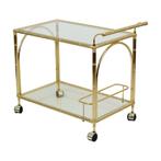 Hollywood Regency Trolley Bar Meubel Faux Bamboe Orsenigo, Antiek en Kunst, Ophalen