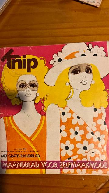 KNIP juni 1969 + raderblad / maandblad voor zelfmazkmode  beschikbaar voor biedingen