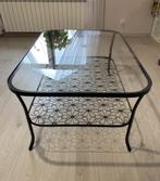 Tafel, Huis en Inrichting, Tafels | Eettafels, Ophalen, 50 tot 100 cm, Zo goed als nieuw, Glas