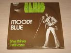 Disque vinyl 45 tours elvis moody blue, Cd's en Dvd's, Ophalen of Verzenden, 1960 tot 1980, Zo goed als nieuw