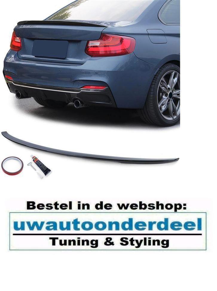 Spoiler Achterklep Voor Bmw 2 Serie F22 F23 Coupe Glans Zwar, Auto diversen, Tuning en Styling, Verzenden