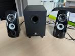 Logitech 2.1 speakers, Audiokanaal 2.1, Logitec, Gebruikt, Ophalen