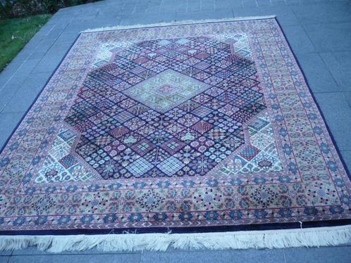 Handgeknoopt indisch wollen tapijt 2m op 2.52m, Antiek en Kunst, Antiek | Tapijten, Tafelkleden en Textiel, Ophalen