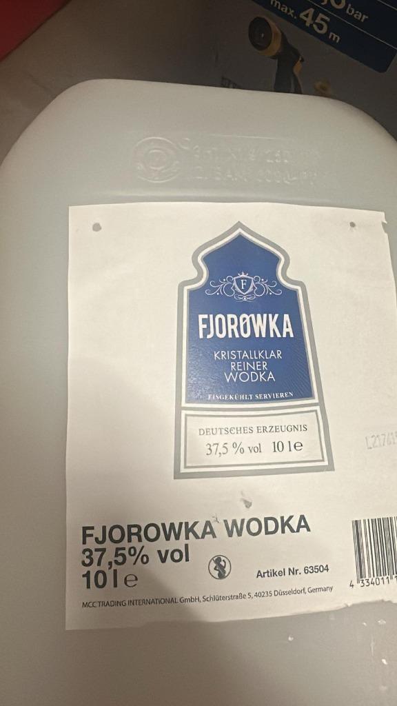 Wodka in bidon 10L (8stuks beschikbaar), Hobby en Vrije tijd, Overige Hobby en Vrije tijd, Nieuw, Ophalen of Verzenden