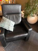 lederen 1 persoons zetel zwart, Ophalen, Gebruikt, Eenpersoons, Minder dan 150 cm